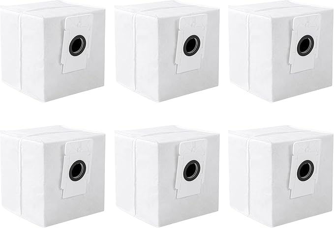 Greenworks GRV-3011 Robotic Vacuum Replacement Dirt Disposal Bags, 6-Pack
