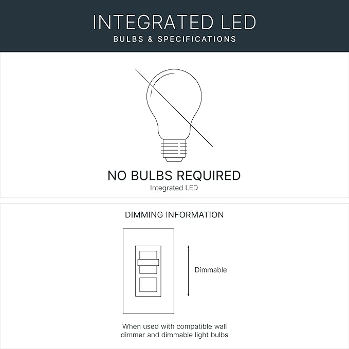 Kichler Gen 1 LED Downlight in White, 7.5” Ceiling Flush Mount Wet Rated Interior Dimmable Light for Living Room, Dining Room, Kitchen, Bathroom and Bedroom, 3000K, (7.5” x 1.5”), 43846WHLED30