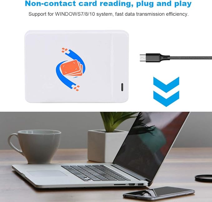 Sonew NFC Card Duplicator ID/IC Card 125KHZ/13.56MHZ Full Encryption Decoding Duplicator Type‑C Interface for Door/Elevator Access System