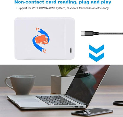 Sonew NFC Card Duplicator ID/IC Card 125KHZ/13.56MHZ Full Encryption Decoding Duplicator Type‑C Interface for Door/Elevator Access System