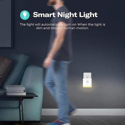 THIRDREALITY Multi-Function Night Light 2 Pack, Zigbee Repeater, 3-in-1 Combines a Motion Sensor, a Illumination Sensor and RGB Color Night Light, 1-100% Adjustable Brightness, Zigbee hub Required