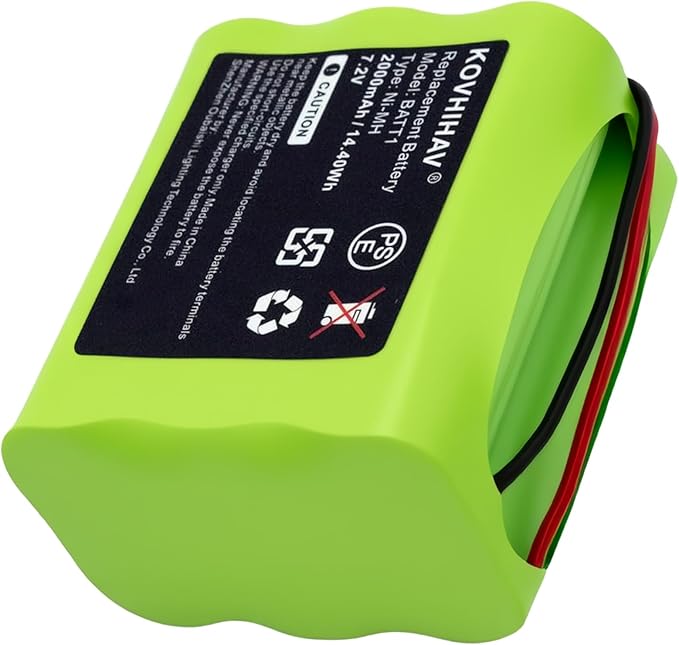 2 gig Battery 2X Control Panel Security System Alarm Battery for 228844 BATT1 BATT2X 6MR2000AAY4Z 10-000009-001 10-000013-001 PERS-4200