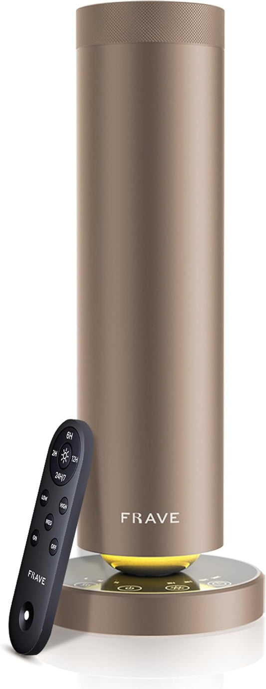 Tower Waterless Scent Diffuser, 2000 Sq Ft Coverage, Luxury Hotel Scent Oil Diffuser for Large Room, Home, Office, Hotel, Remote & App Control, Essential Oil Cold Air Machine, Almond Cream