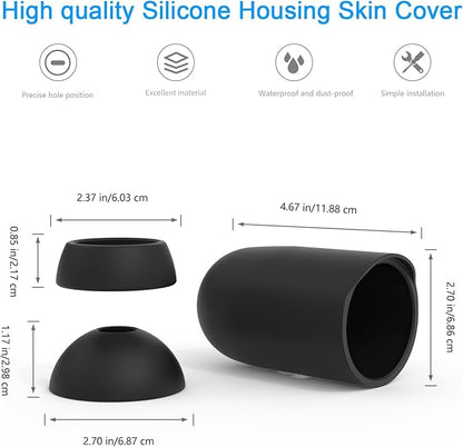 HOLACA Protective Silicone Cover Compatible with TP-Link Tapo MagCam C460, 4K Ultra HD Outdoor Wireless Battery Camera, Dustproof and Extra Protection(1 Pack)