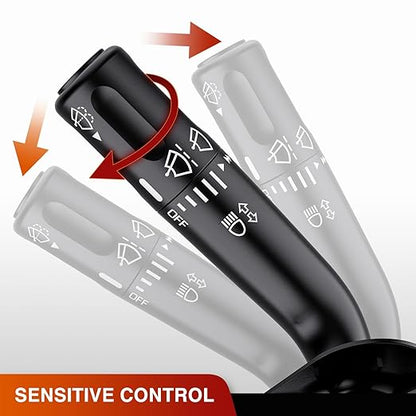 Nilight Turn Signal Switch Compatible with 2005 2006 2007 2008 Ford F150 2006 2007 2008 Lincoln Mark LT Windshield Wiper Dimmer Turn Signal Lever Combination