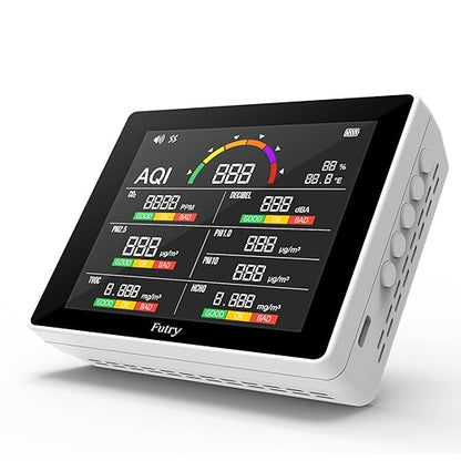 15 in 1 Air Quality Monitor Indoor with Large Display