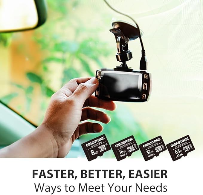GIGASTONE 32GB 20-Pack Micro SD Card, Full HD Video, Surveillance Security Cam Action Camera Drone, 90MB/s Micro SDHC UHS-I U1 C10 Class 10, with Adapters