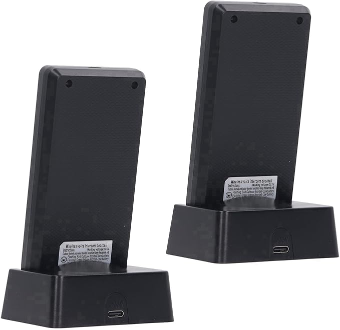 Wireless Intercom Unit, Intercoms Wireless for Home, Power Saving 2 Way Call 2 Pcs Humanized Voice Intercom Long Range Intercom System for House