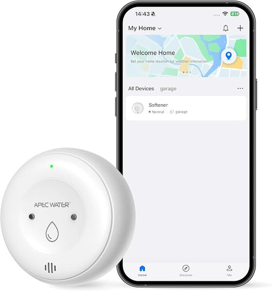 APEC Water WiFi Water Leak Detector, Dual Sensor, Pack of 1