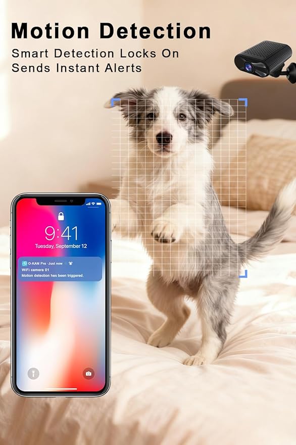 Mini Camera - 4K HD Wireless Small Camera - Tiny Indoor Security Cameras with Night Vision & Motion Detection, APP Control Nanny Cam for Home, Office, Baby, Pet, Miniguard Cam ( 2.4G & 5GHz WiFi )