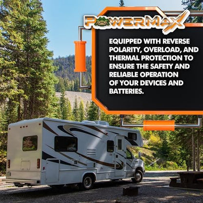 PowerMax PM4-35A 35A Deck Mount RV Converter Charger Lithium
