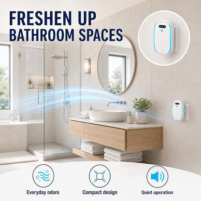 Plug In Air Purifier 4 Pack, Negative Ion Air Ionizers for Home, Quiet Filterless Air Freshener Plug In and Odor Eliminator for Bedroom, Bathroom, Kitchen, Office, Pet Odor and Smoke