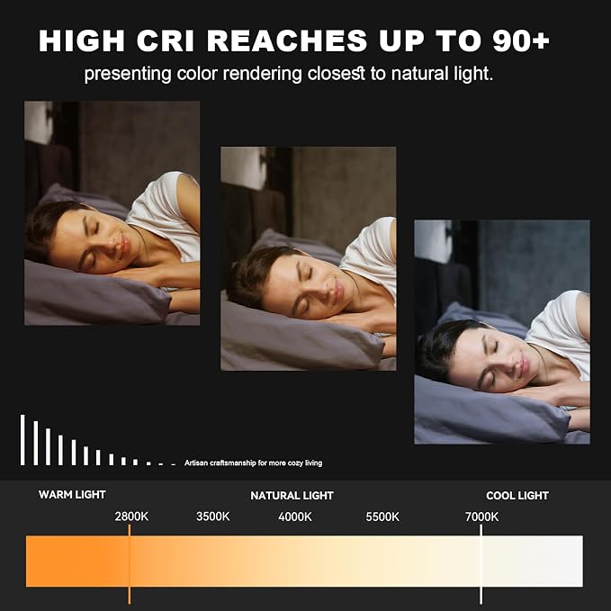 72W 6 Ring LED Ceiling Light Dimmable for Living Bedroom Kitchen | Smart App & Remote Control, 2800K-7000K Adjustable, Modern Flush Mount Ceiling Lamp for Multi-scene Indoor