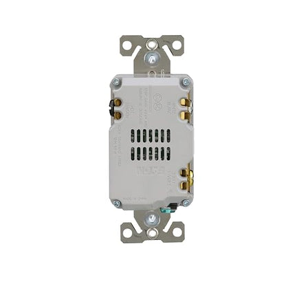 Eaton EWFTRCR15-SG-BX-L Wi-Fi Smart Receptacle Works with Hey Google and Alexa, Silver Granite