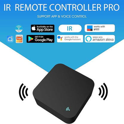 WiFi Universal IR Remote Control,Tuya Smart Hub 360° Remote Control,Alexa Compatible Universal Remotes,Google Home for Home Automation,TV
