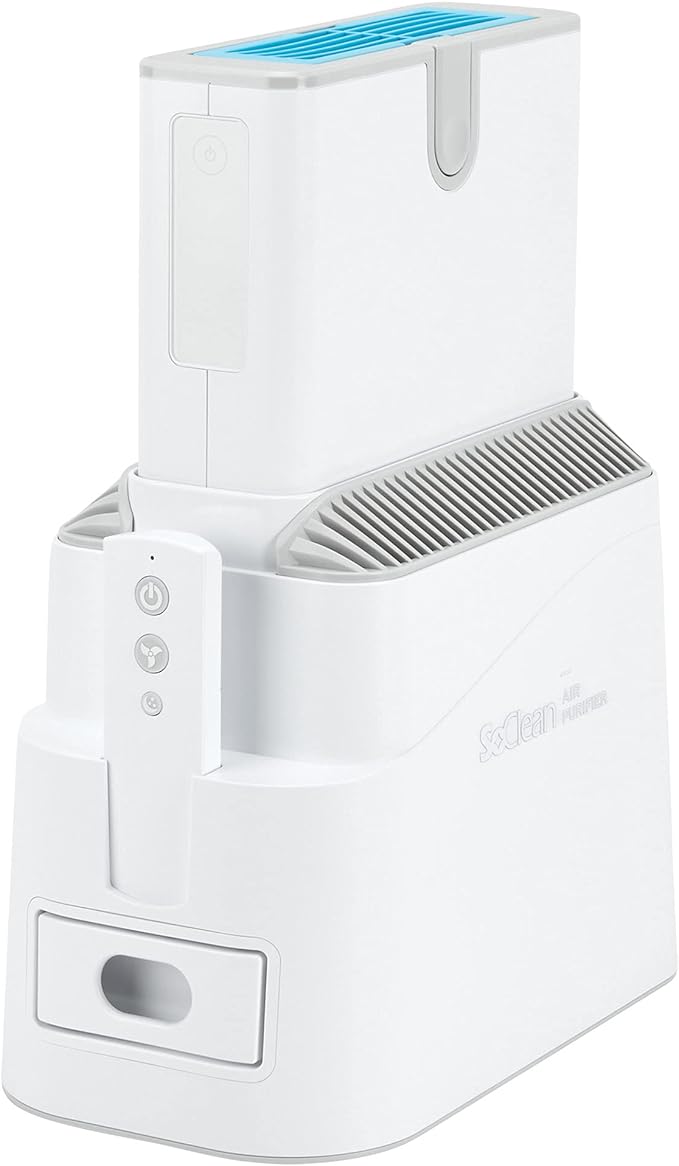 SoClean Air+ Air Purifier | Lab-Proven Filtration Technology | Unparalled Purification | Creates the Purest Air for Your Home and Family | Multiple Airflow Settings from Quiet to PowerScrub