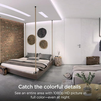 Roku CS1000R Smart Home Indoor Camera SE - Wired Security Camera with Motion & Sound Detection