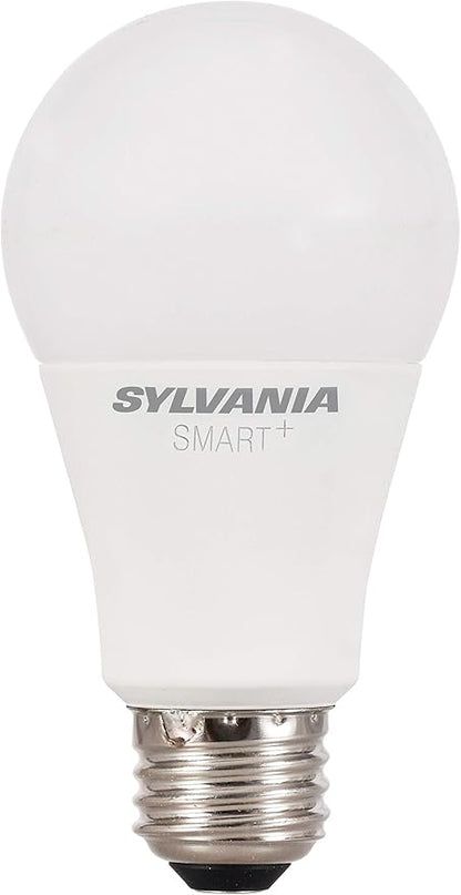 LEDVANCE Sylvania Smart+ Bluetooth Soft White A19 LED Bulb, Compatible with Alexa, Apple HomeKit and Google Assistant, 1 Pack