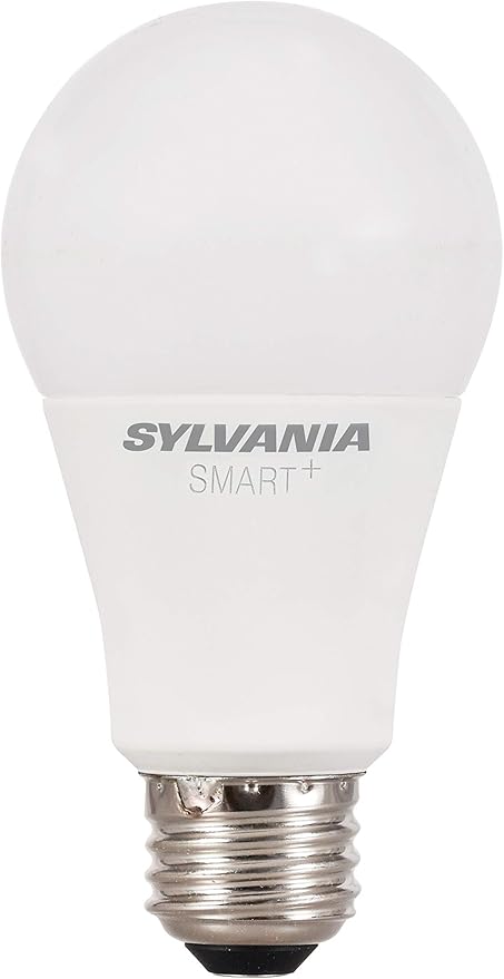 LEDVANCE Sylvania Smart+ Bluetooth Soft White A19 LED Bulb, Compatible with Alexa, Apple HomeKit and Google Assistant, 1 Pack