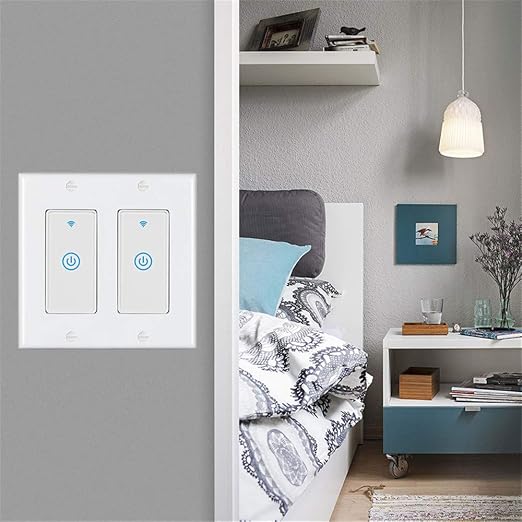 Zigbee Paddle Touch Smart Switch, Compatible with Alexa, Google Home, Hubitat, and HA, Neutral Wire Required (3)