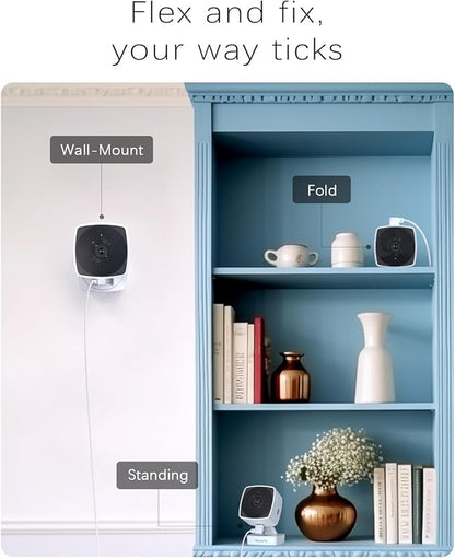 blurams 2.4G/5G Cameras for Home Security, 2K Pet Camera Indoor with Phone App, Window Security Camera w/Motion Detection, 2-Way Talk, IR Night Vision