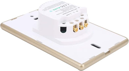 Smart Switch WiFi Wireless Remote Control Power Distribution Module Compatible with Google Home and iOS Siri EU UK Standard 4400W 95-250VAC Device for Scene Switching