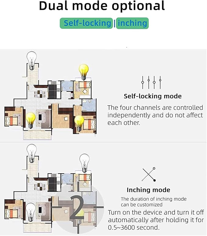 1 Channel Smart WiFi Relay Switching Module USB 5V/AC85V-250V, Supports Bluetooth Control, eWeLink App Remote Control, for Alexa Google Home