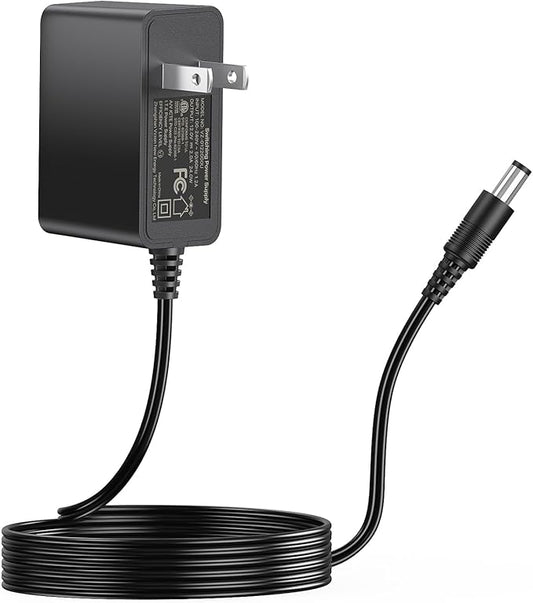 Anlapus DC 12V 2A Power Adapter, 5.5mm x 2.1mm Plug, 3.28ft Long Cords, 100V-240V Power Supply for Home CCTV Security Cameras, DVR, NVR Surveillance Systems