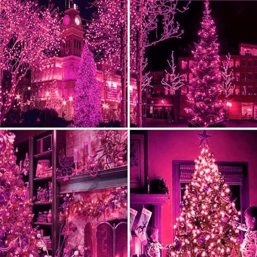 200 LED Connectable String Lights, 66FT Christmas Lights Outdoor Indoor