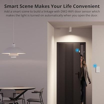 SONOFF Matter Smart Light Switch, 2.4GHz WiFi Light Switch, Neutral Wire Required Interruptor Inteligente, Smart Life Light Switch Compatible with Alexa and Google Home, 3 Gang M5-3C-120W