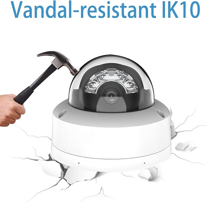 DS-2CD2143G2-LI(DS-2CD2143G2-I Upgrade) 2.8mm Hik 4MP AcuSense PoE IP Dome Camera with Smart Hybrid Light,120dB WDR, Human/Vehicle Detection, IP67 & IK10 Rating,Compatible with Ⲏіk-Connect