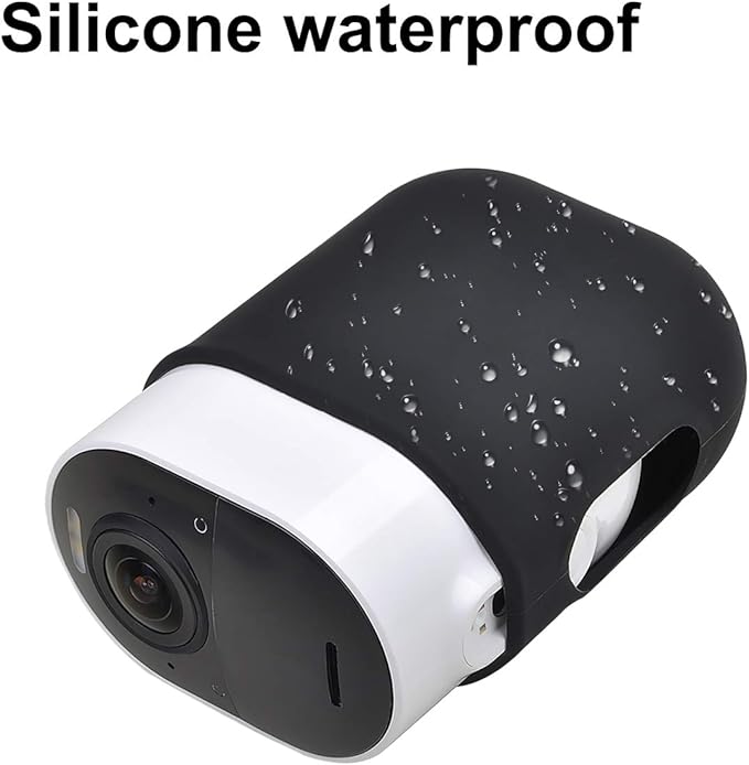 Silicone Case Cover for Arlo Camera, Weatherproof Protective Skin Cover for Arlo Ultra/Ultra 2/Pro 4/Pro 3 Black, 4 Pack
