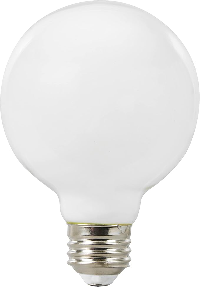 Sylvania G25 LED Light Bulb, 40W Equivalent Efficient 4W, 10 Year, Non-Dimmable, 350 Lumens, 2700K, Soft White - 2 Pack (40214)