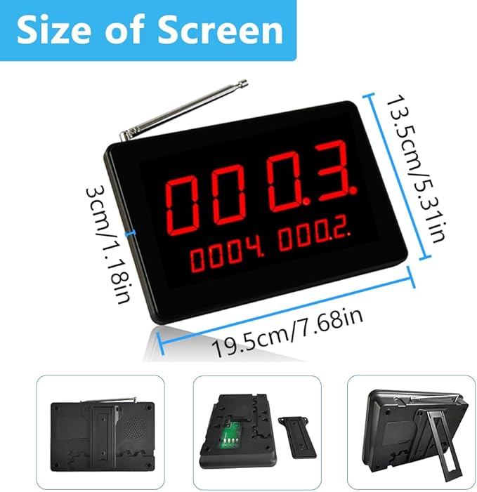 Nurse Call System Life Alert Systems Caregiver Pager 10 Emergency Bathroom Alarm Button for Patients Seniors 1 Elderly Monitoring for Hospital Clinic Nursing Home