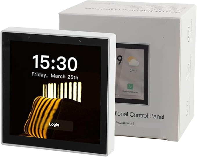 Smart Home Control Panel For NSPanel Pro Wireless Touchscreen Hub Integrating For Zigbee For Gateway Supports ZB Sensor ZBMINI BASICZBR3(White)