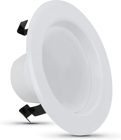 FEIT Electric Enhance LED Retrofit Kit Recessed Light, 4” 50W Equivalent Warm White (3000K) (LEDR4/930CA), 4 Inch 50 Watt