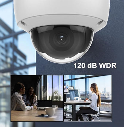 DS-2CD2183G2-I 4K 8MP AcuSense Vandal Fixed Dome POE IP Camera Outdoor, 4 mm Wide Angle, 3-Axis, WDR, IP67, IK10, Work with Ⲏіkconnect, Guarding Vision