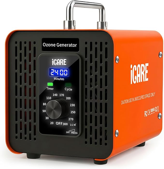 Ozone Generator 60000mg/h, High Capacity Digital Ozone Machine Odor Removal