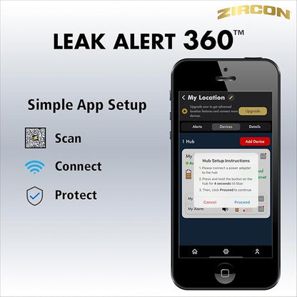 Leak Alert 360 5-Sensor Expansion Kit – 5 Sensor Add-On Pack, Requires Charging Station