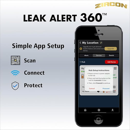 Leak Alert 360 2-Sensor Expansion Kit – 2 Sensor Add-On Pack, Requires Charging Station