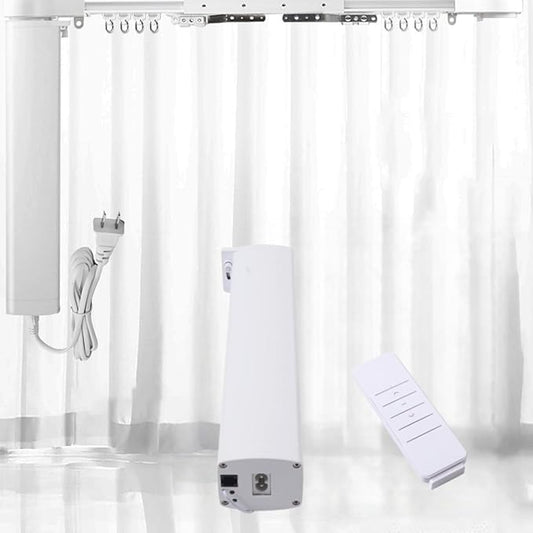 Electric Curtain Track Set, 19.69ft Retractable Motorized Curtains Track, Automatic Curtain Opener with Smart/Manual Control, Smart Curtains System for Straight Windows