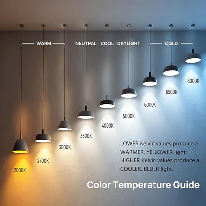 Linkind A19 LED Light Bulbs Dimmable, 60W Equivalent Light Bulbs, 9W, 5000K Daylight, 840 Lumens LED Bulbs, E26 Standard Base, 120V, Lighting for Bedroom Living Room Home Office, 12 Packs