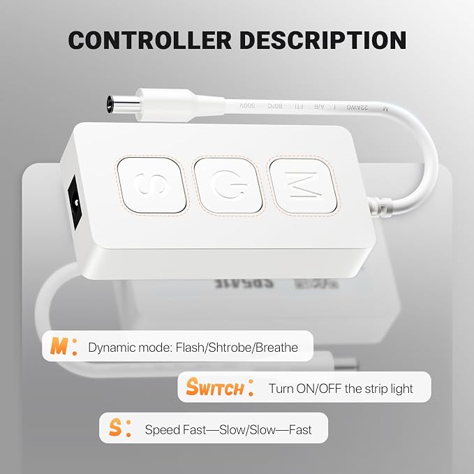 LEDENET Single Color LED Dimmer Controller, Smart WiFi Bluetooth Music Sync