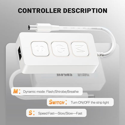 LEDENET Single Color LED Dimmer Controller, Smart WiFi Bluetooth Music Sync