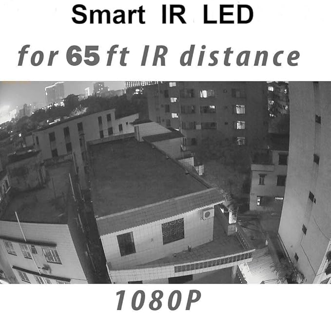 Real HD 4MP Analog Coax Turret Dome TVI CVI CCTV Surveillance Security Camera, 2.8mm 100° Wide Viewing Angle, 65ft IR Night Vision, Outdoor, Full Metal Housing, ONLY Compatible with 4/5MP and 8MP DVR