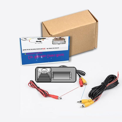 Rear View Back Up Reverse Parking Camera in License Plate Lighting Night Version (NTSC) for Saab 9-3/93/9-X/ 97X/ 9-4X /95/9-5 Chevrolet Cruze Aveo Buick Cadillac SRX/XTS/CTS (Model A= Clip)