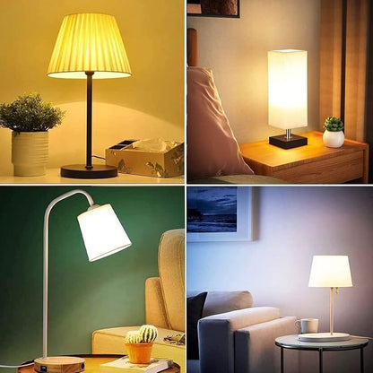 4 Pack Smart Light Bulbs,WiFi & Bluetooth LED Light Bulb That Works with Alexa & Google Home, Color Changing Light Bulb, 10W A19 E26 2.4Ghz WiFi Light Bulbs 60 watt Equivalent, 800lm Dimmable
