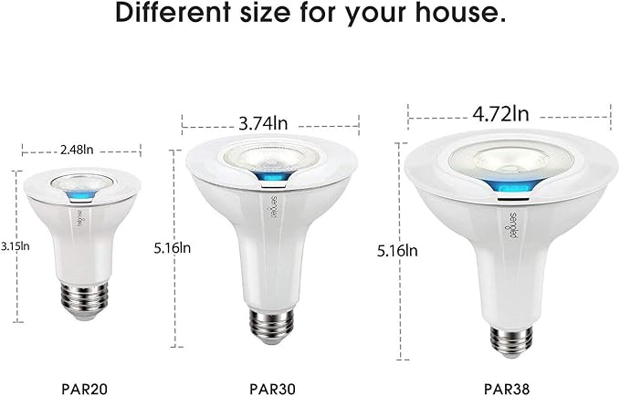 Sengled PAR38 LED Flood Light Bulbs Outdoor, 100 Watt (13W), 1050LM, Dimmable PAR38 LED Flood Light Bulb, E26 Base, 3000K Warm White, CRI90, UL, 1 Pack