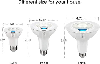 Sengled PAR38 LED Flood Light Bulbs Outdoor, 100 Watt (13W), 1050LM, Dimmable PAR38 LED Flood Light Bulb, E26 Base, 3000K Warm White, CRI90, UL, 1 Pack
