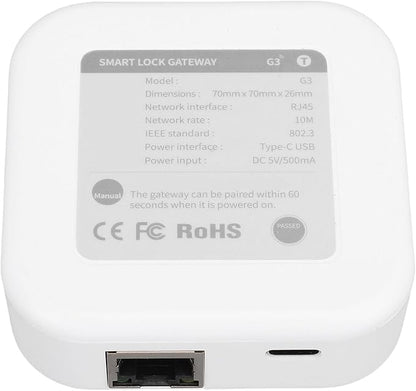 Fafeicy Smart Home, WiFi Bluetooth RJ45 Smart Device Hub with Mobile App Control for Entry Lock and Speaker